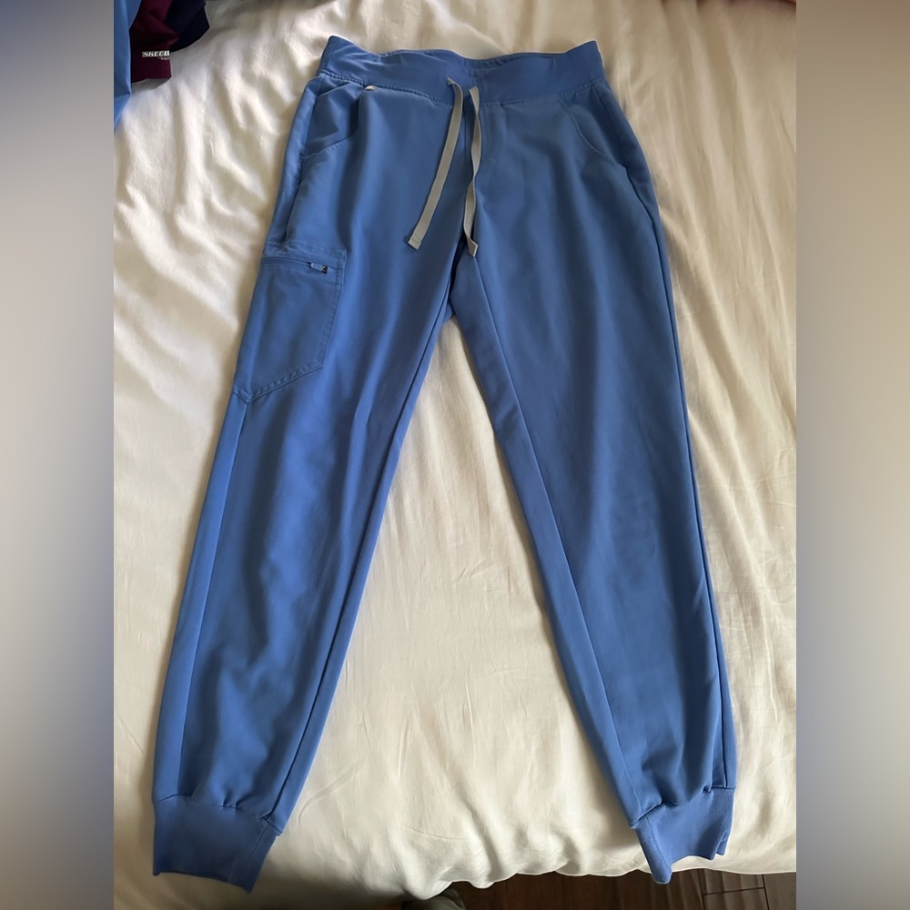 Figs Ceil Blue Zamora Jogger Scrubs (S)